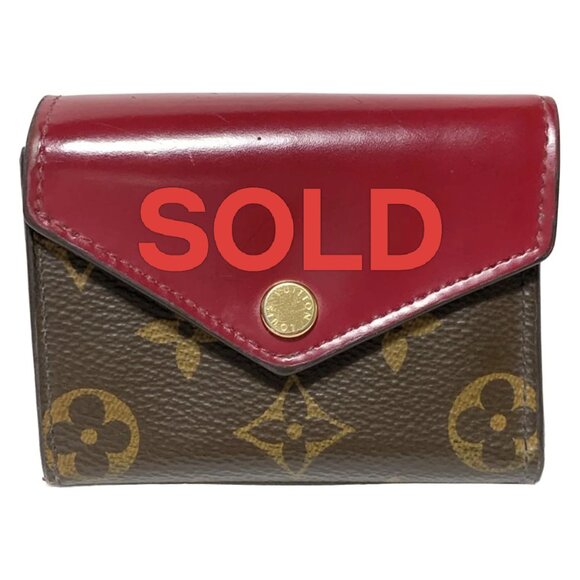 LOUIS VUITTON Portefeuille Zoe Fuchsia Monogram - 245-062625 - Picture 1 of 6